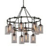 Troy Lighting Gotham Aged Pewter 38.25W X 38.25L X 38H Chandelier