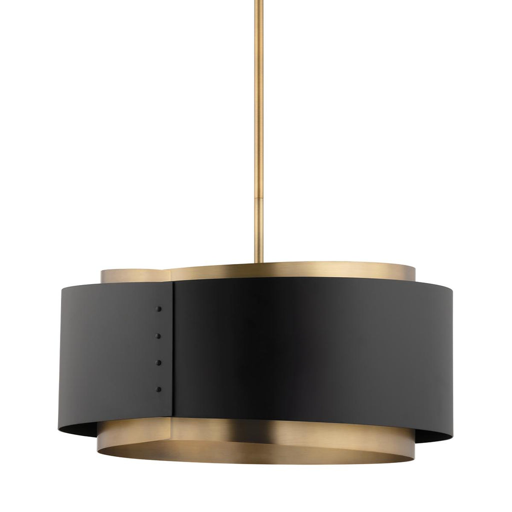 Troy Lighting Roux PATINA BRASS 25.25W x 25.25L x 12.5H Pendant