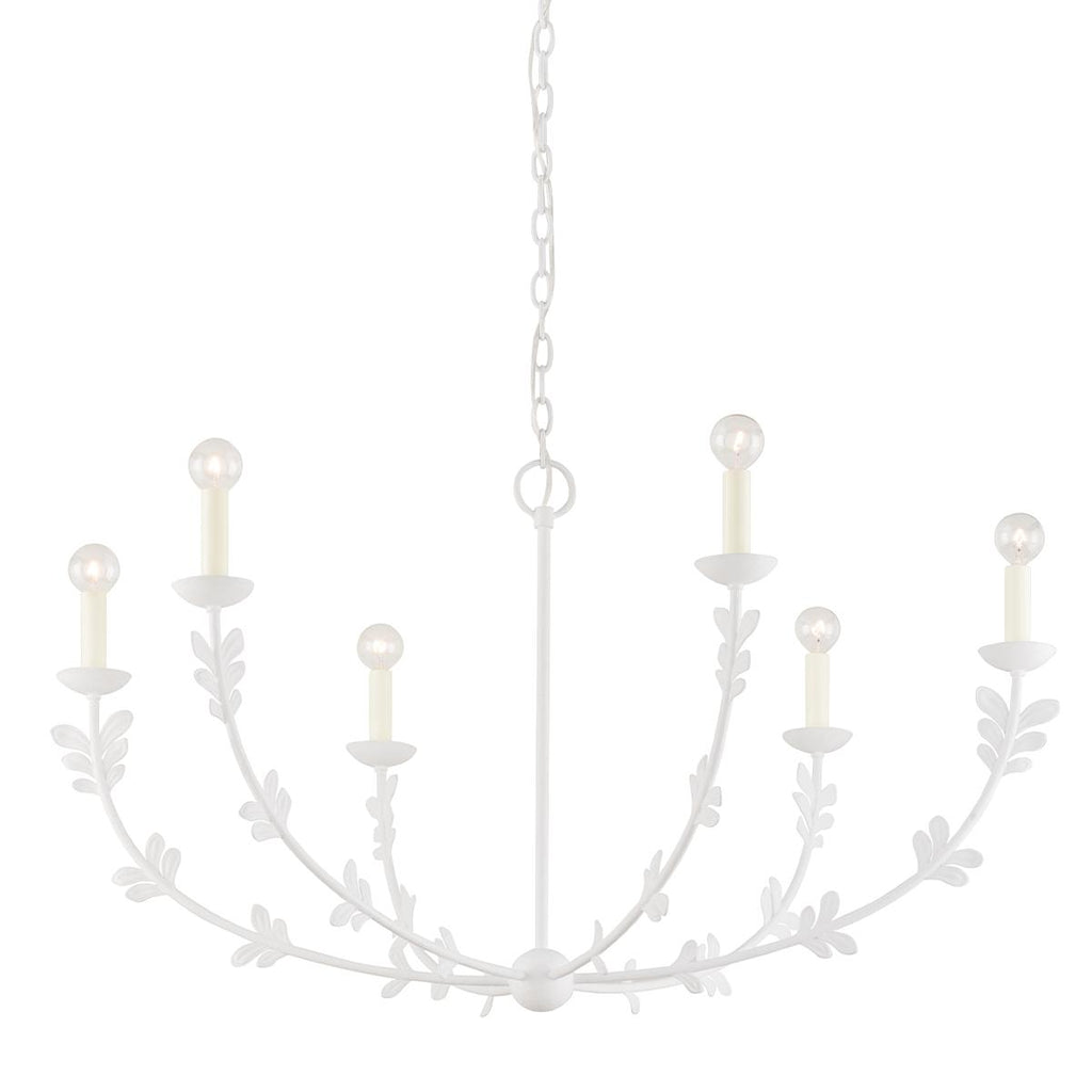 Troy Lighting Florian GESSO WHITE 40W x 40L x 22H Chandelier