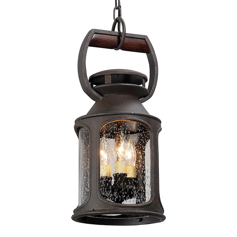 Troy Lighting Old Trail HERITAGE BRONZE 8W x 8L x 19H Pendant