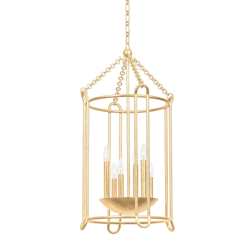 Troy Lighting Lassen VINTAGE GOLD LEAF 19.25W x 19.25L x 36.75H Pendant