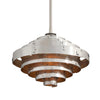 Troy Lighting Mitchel Field Vintage Aluminum Parisian Leaf 18W X 18L X 13.75H Pendant