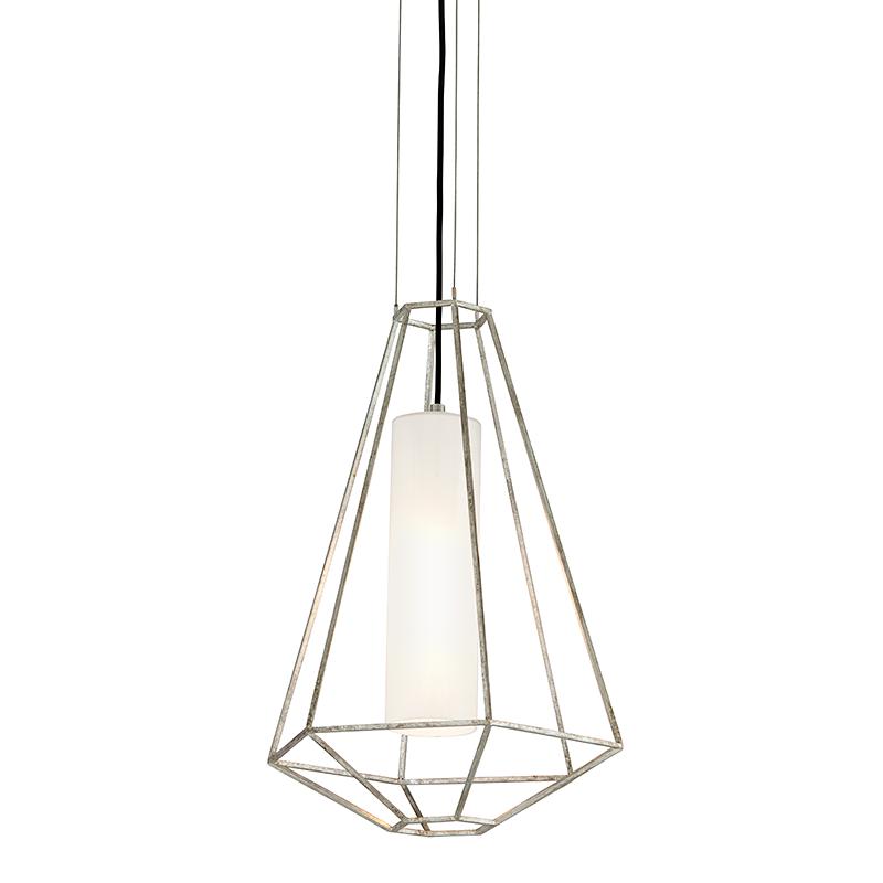 Troy Lighting Silhouette SILVER LEAF 16W x 16L x 23H Pendant