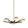 Troy Lighting Ace Textured Bronze Brushed Brass 27.75W X 27.75L X 6.5H Chandelier