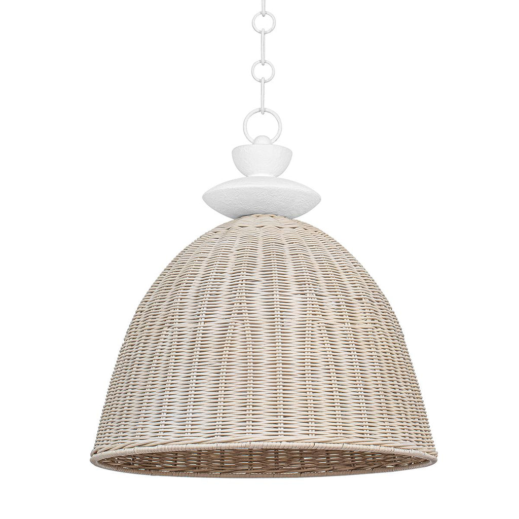 Troy Lighting Kahn GESSO WHITE 22.25W x 22.25L x 23.5H Pendant