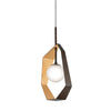 Troy Lighting Origami Bronze With Gold Leaf 11.75W X 6L X 24H Pendant