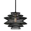 Troy Lighting Kokoro Soft Black 15W X 15L X 10.75H Pendant