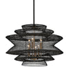 Troy Lighting Kokoro Soft Black 23W X 16.75H Chandelier