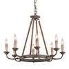 Troy Lighting Cyrano Earthen Bronze 28.25W X 28.25L X 22.5H Chandelier