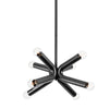 Troy Lighting Dash Soft Black 24.75W X 24.75L X 17.25H Chandelier