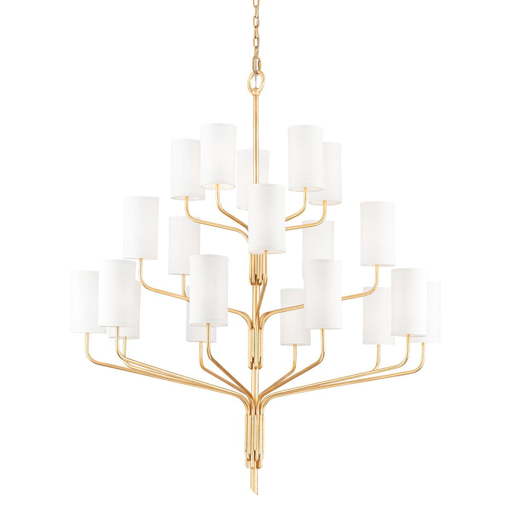 Troy Lighting Juniper Gold Leaf 52W x 52L x 59.25H Chandelier