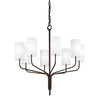 Troy Lighting Juniper Heritage Bronze 32W X 32L X 32.75H Chandelier