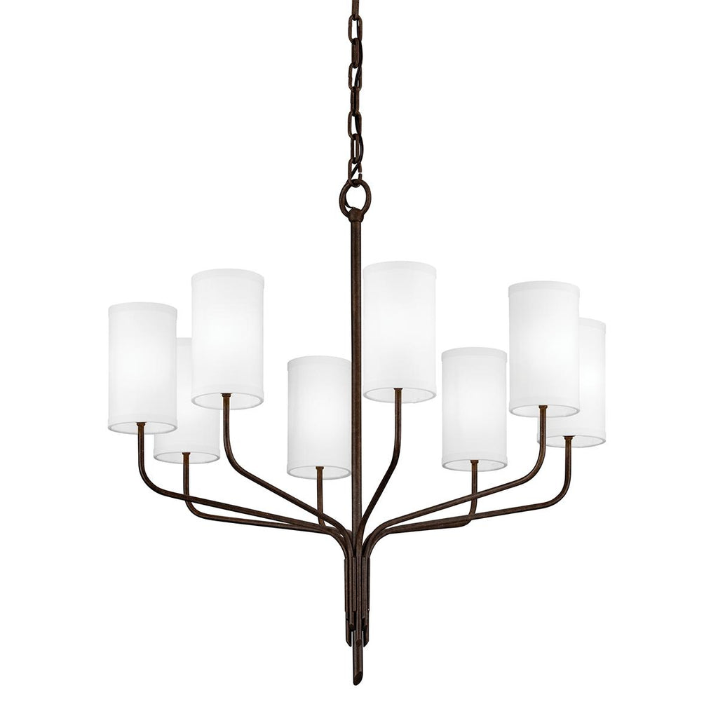 Troy Lighting Juniper HERITAGE BRONZE 32W x 32L x 32.75H Chandelier