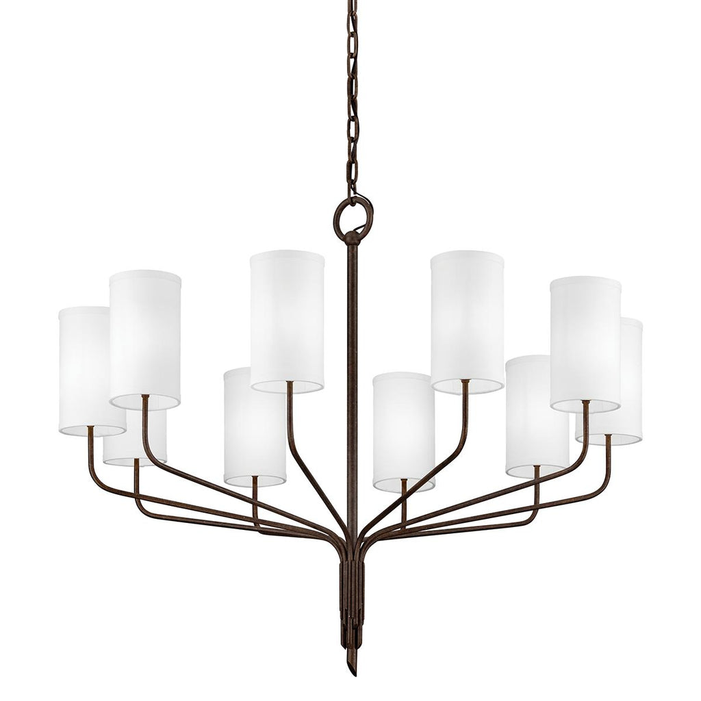 Troy Lighting Juniper HERITAGE BRONZE 42W x 42L x 35.75H Chandelier