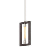 Troy Lighting Enigma Textured Bronze/Stainless Steel 7.75W X 1.5L X 14.25H Pendant