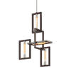 Troy Lighting Enigma Textured Bronze 11.25W X 23.75L X 38H Chandelier