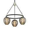 Troy Lighting Iliad Textured Black & Polish Nickel 26W X 26L X 25.75H Chandelier