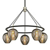 Troy Lighting Iliad Carbide Blk & Pol Nickel 35.25W X 35.25L X 27H Chandelier