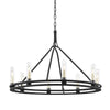 Troy Lighting Sutton Textured Black 32W X 32L X 24.25H Flush Mount