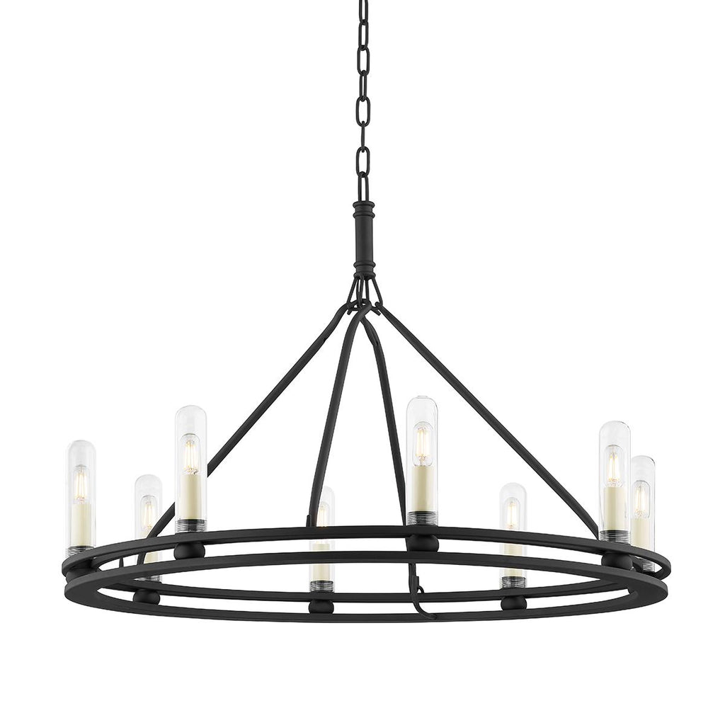 Troy Lighting Sutton TEXTURED BLACK 32W x 32L x 24.25H Flush Mount