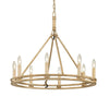 Troy Lighting Sutton Champagne Leaf 27.5W X 27.5L X 24H Chandelier