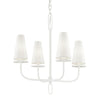 Troy Lighting Marcel Gesso White 26W X 26L X 29H Chandelier