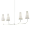 Troy Lighting Marcel Gesso White 5W X 43.25L X 15.25H Pendant