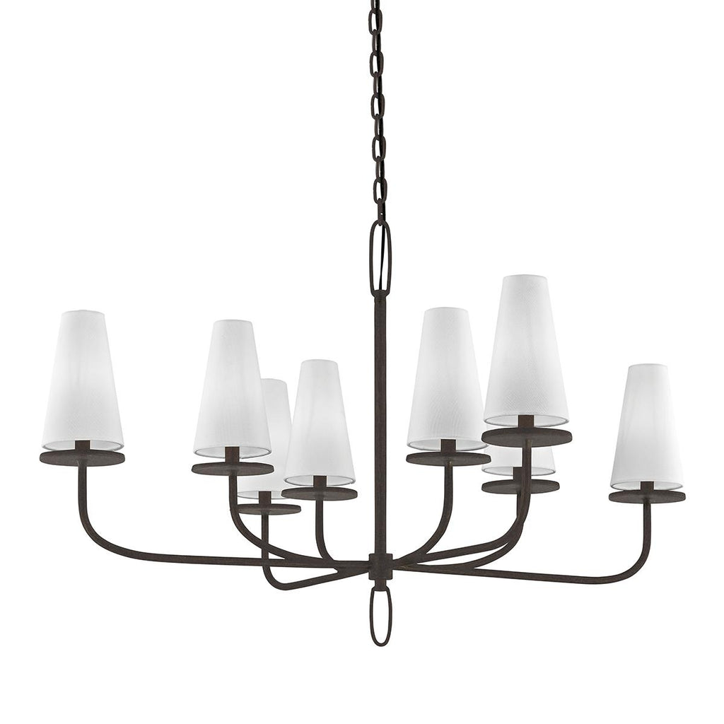 Troy Lighting Marcel TEXTURED BRONZE 43.25W x 43.25L x 29H Chandelier