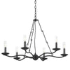 Troy Lighting Sawyer Forged Iron 36W X 36L X 23.75H Flush Mount