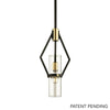 Troy Lighting Raef Textured Bronze Brushed Brass 7W X 7L X 15H Pendant