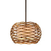 Troy Lighting Balboa Textured Bronze 28W X 28L X 17.5H Chandelier