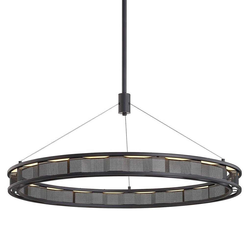 Troy Lighting Fuze MODERN BRONZE 39W x 39L x 17.5H Chandelier