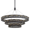 Troy Lighting Fuze Soft Off Black 39W X 39L X 28.25H Chandelier