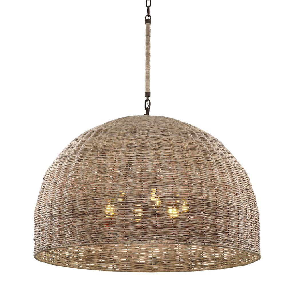 Troy Lighting Huxley TEXTURED BRONZE 43.75W x 43.75L x 30.5H Chandelier