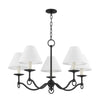 Troy Lighting Massi Forged Iron 30.25W X 30.25L X 17H Chandelier