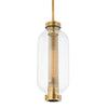 Troy Lighting Atwater Patina Brass 8.25W X 8.25L X 19.5H Pendant