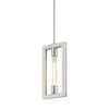 Troy Lighting Enigma Silver Leaf W Stainless Acc 7.75W X 1.5L X 14.25H Pendant