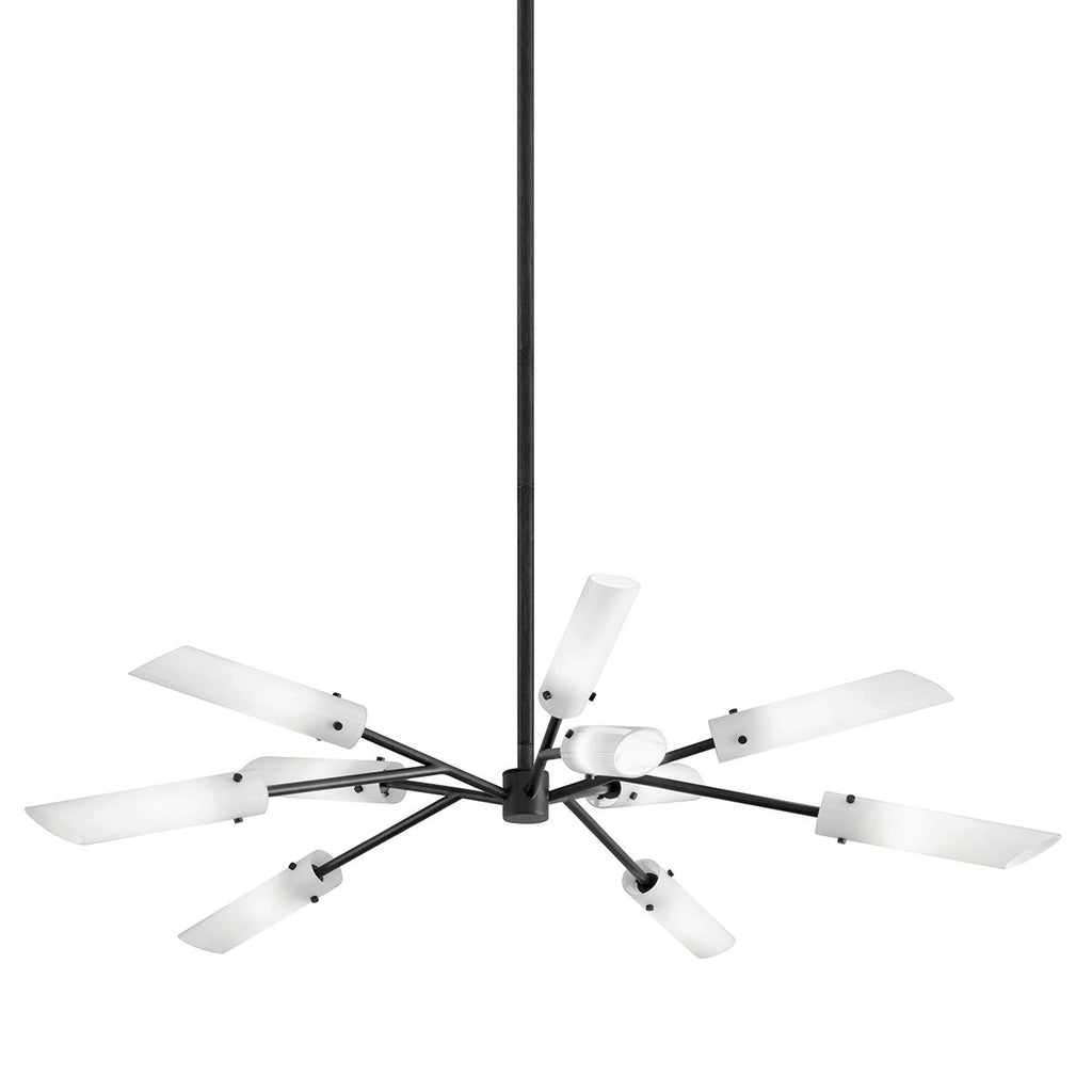 Troy Lighting High Line SOFT OFF BLACK 45.75W x 45.75L x 12.75H Chandelier