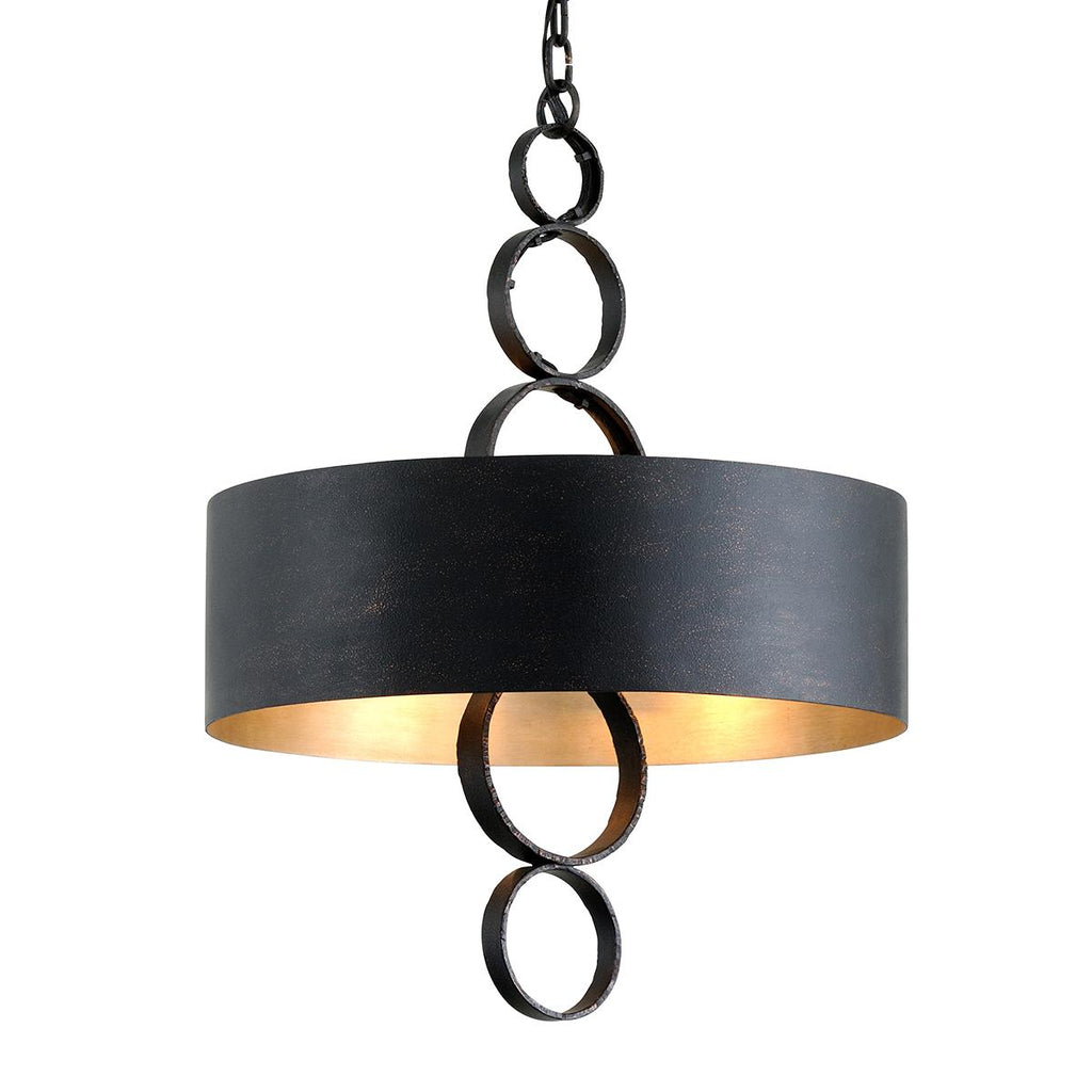 Troy Lighting Rivington CHARRED COPPER 20W x 20L x 27.75H Chandelier