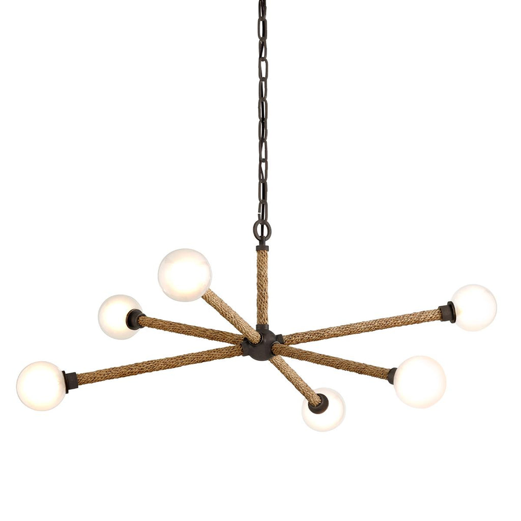 Troy Lighting Nomad Bronze 37.25W x 37.25L x 15.5H Chandelier