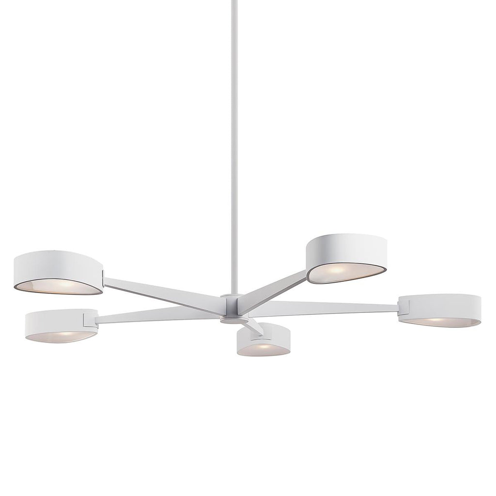 Troy Lighting Allisio TEXTURED WHITE 49W x 49L x 3H Chandelier