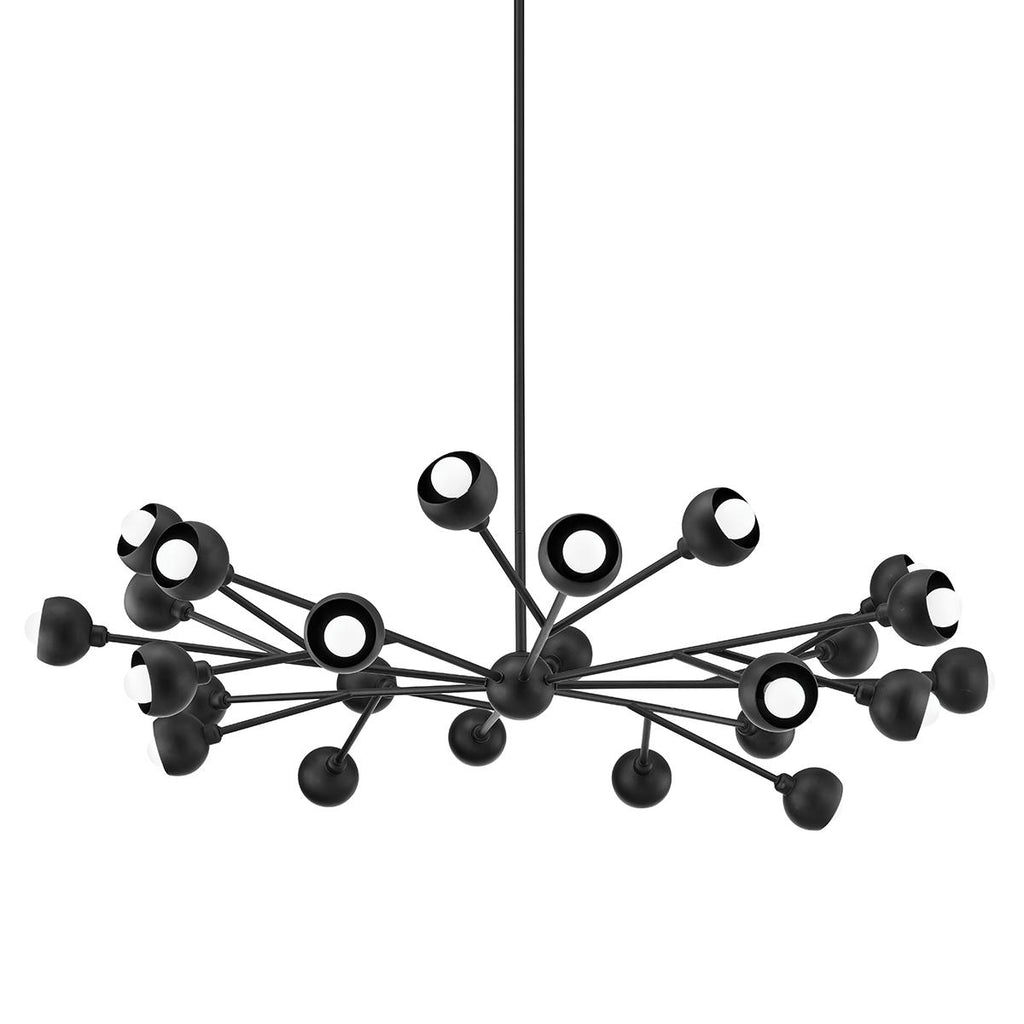 Troy Lighting Colt SOFT BLACK 54.5W x 54.5L x 7.75H Chandelier