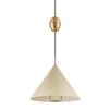 Troy Lighting Fontana Patina Brass 18W X 18L X 17H Pendant