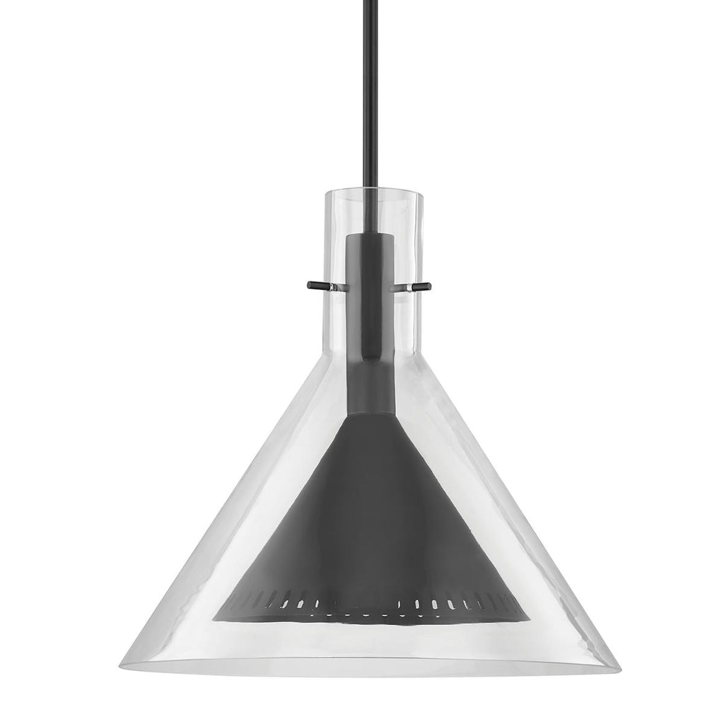 Troy Lighting Atticus SATIN BLACK 20W x 20L x 18.25H Pendant