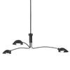 Troy Lighting Leo Soft Black 67.5W X 67.5L X 14.5H Chandelier