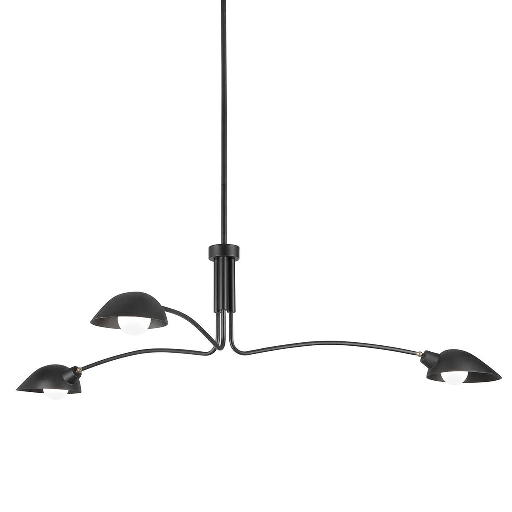 Troy Lighting Leo SOFT BLACK 67.5W x 67.5L x 14.5H Chandelier