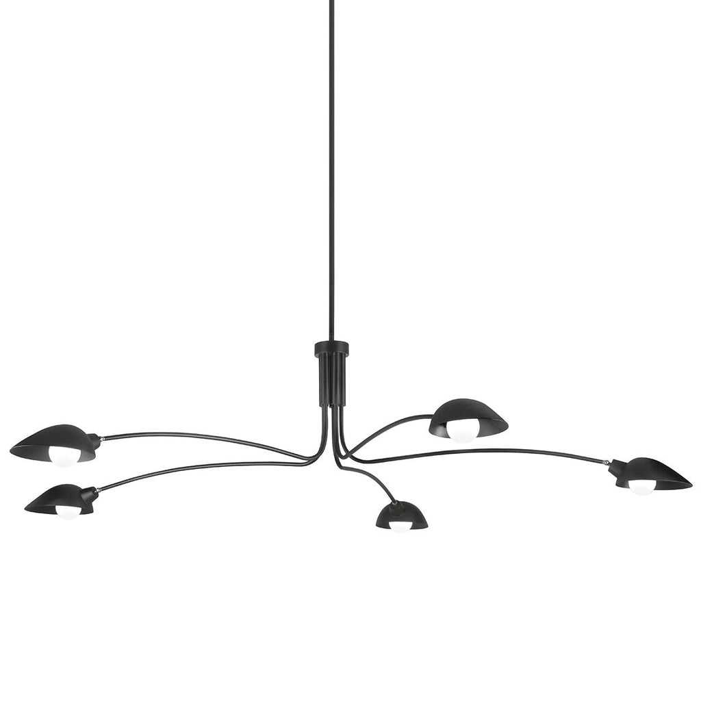 Troy Lighting Leo SOFT BLACK 84W x 84L x 16.75H Chandelier