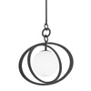 Troy Lighting Olancha Black Iron 22W X 22L X 25H Pendant