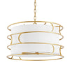 Troy Lighting Reedley Vintage Gold Leaf 25.25W X 25.25L X 15.25H Chandelier