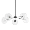 Troy Lighting Madrid Soft Black 54W X 54L X 14.5H Chandelier